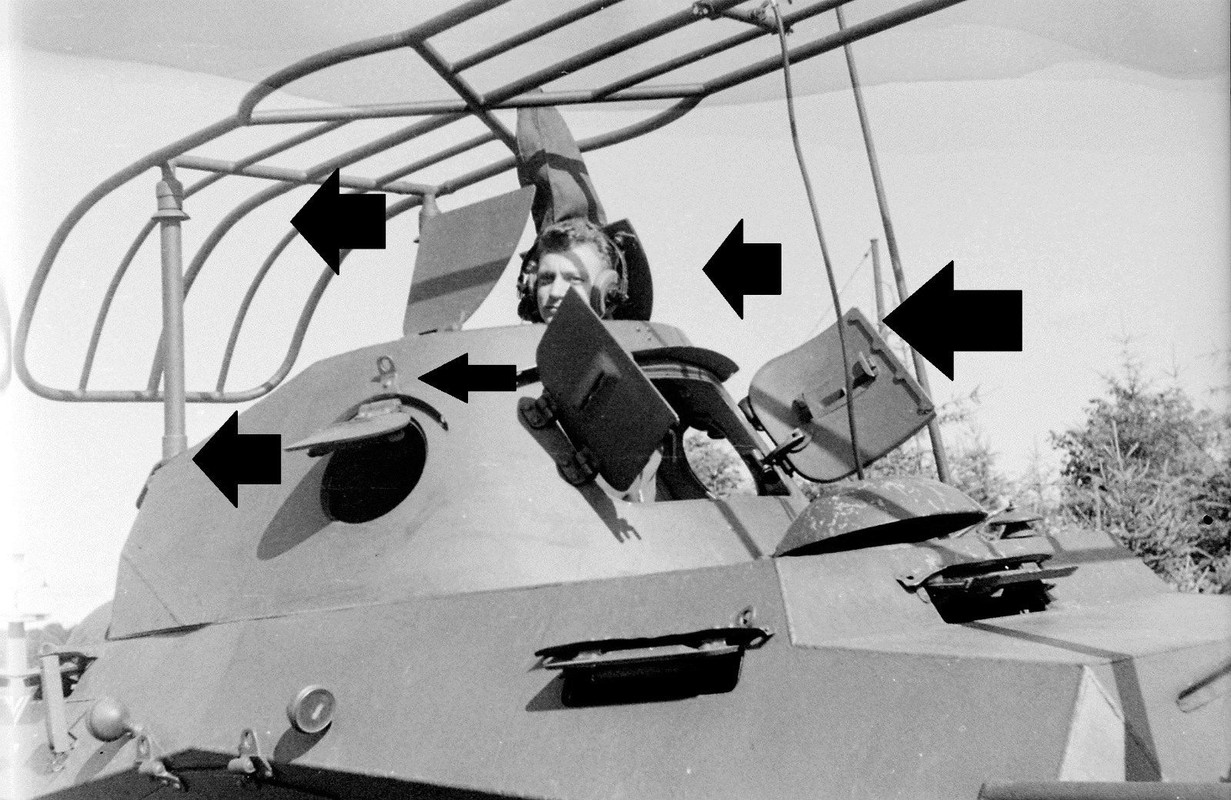 Fotos Sd.Kfz Panzer Panzerspähwagen Funk Rahmena