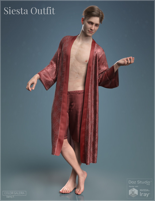 dForce - Siesta Outfit for Genesis 8 Male dForce - Siesta Outfit for Genesis 8 Male