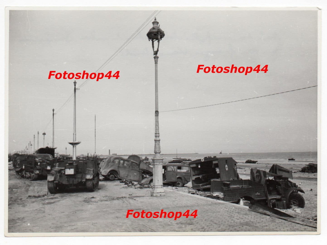 Frankreich Dünkirchen Englische Panzer Bren Carr