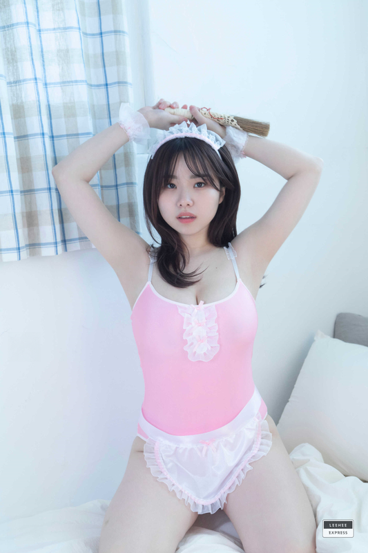 圖 粉紅色的女僕