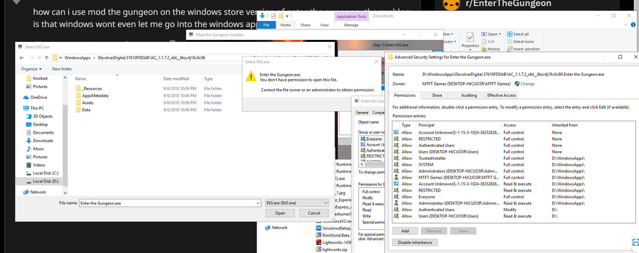 How Can I Mod The Gungeon Windows Store Version Enterthegungeon How Can I Mod The Gungeon Windows Store Version Enterthegungeon