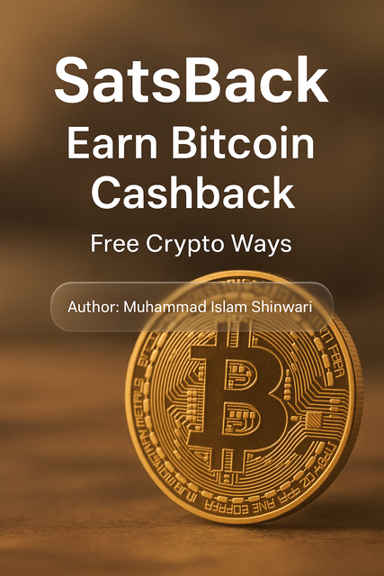 Satsback — Claim Free Cryptocurrency and Earn Bitcoin Cashback Satsback app interface — Claim Free Cryptocurrency and earn Bitcoin cashback