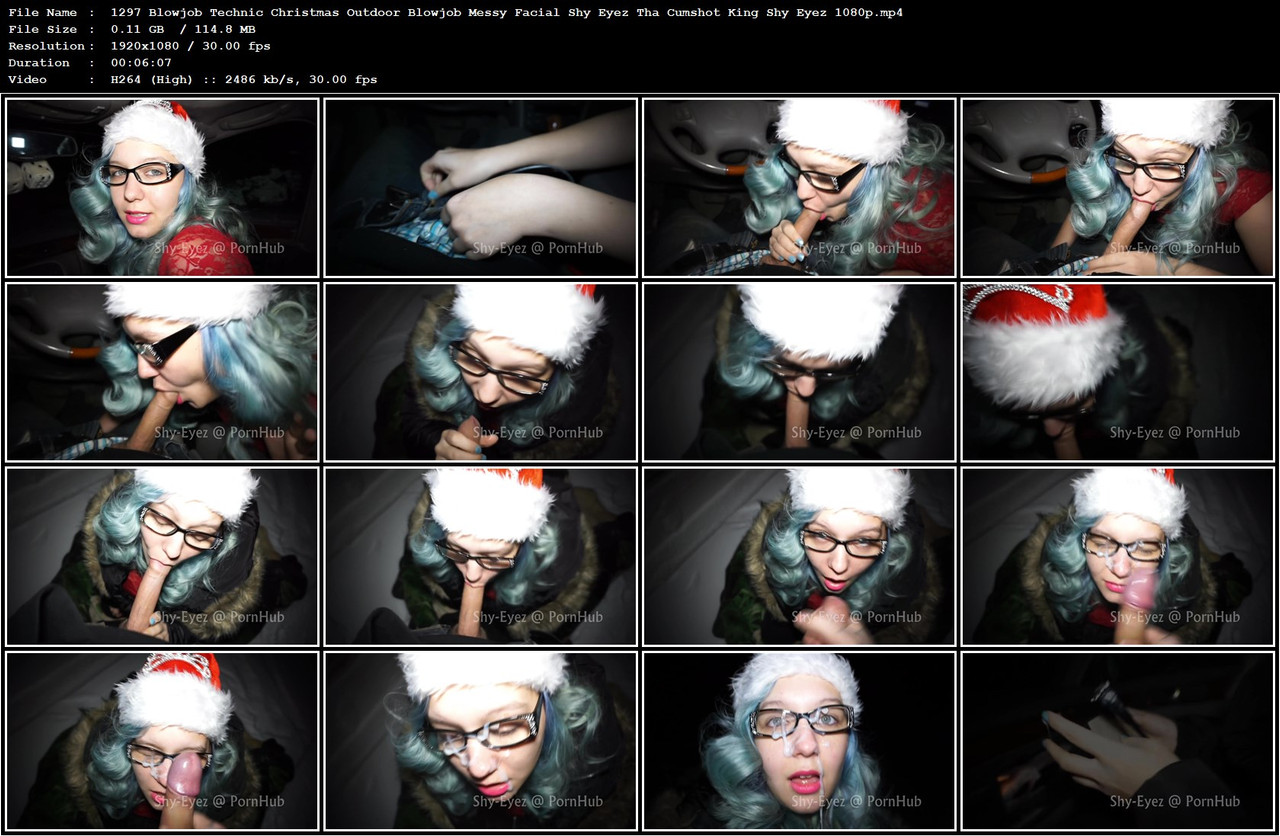 1297 Blowjob Technic Christmas Outdoor Blowjob Messy Facial Shy Eyez Tha Cumshot King Shy Eyez 1080p