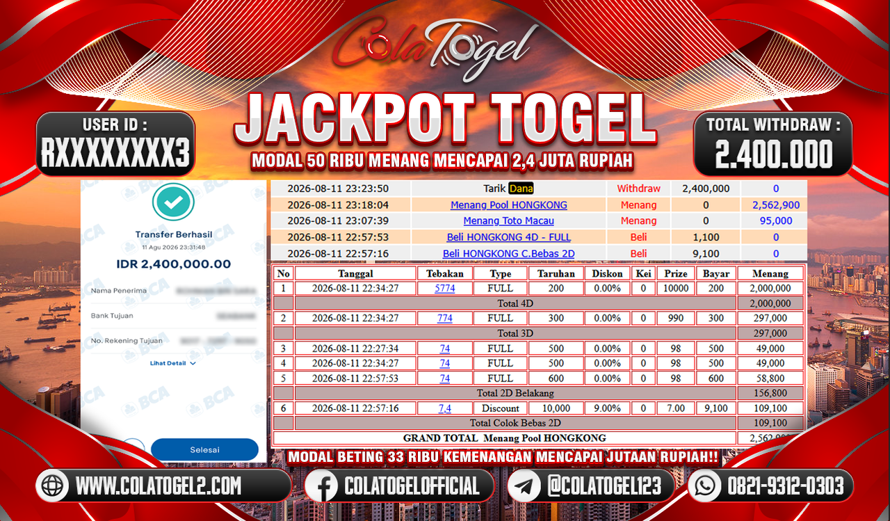 JACKPOT TOGEL GACORR!!