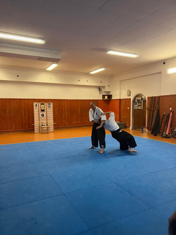 Aikido trénink v klubu