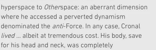 Otherspace is an aberrant dimension