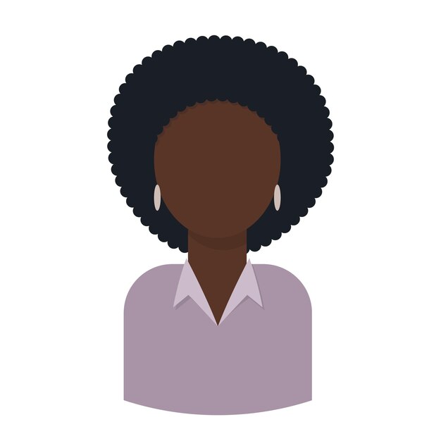 Black woman icon