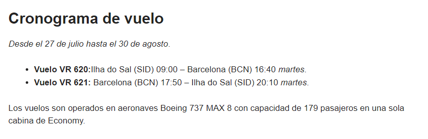 Cabo Verde Airlines tendrá vuelos sin escalas a Barcelona - Anuncios de nuevas rutas de aerolíneas - Forum Aircraft, Airports and Airlines