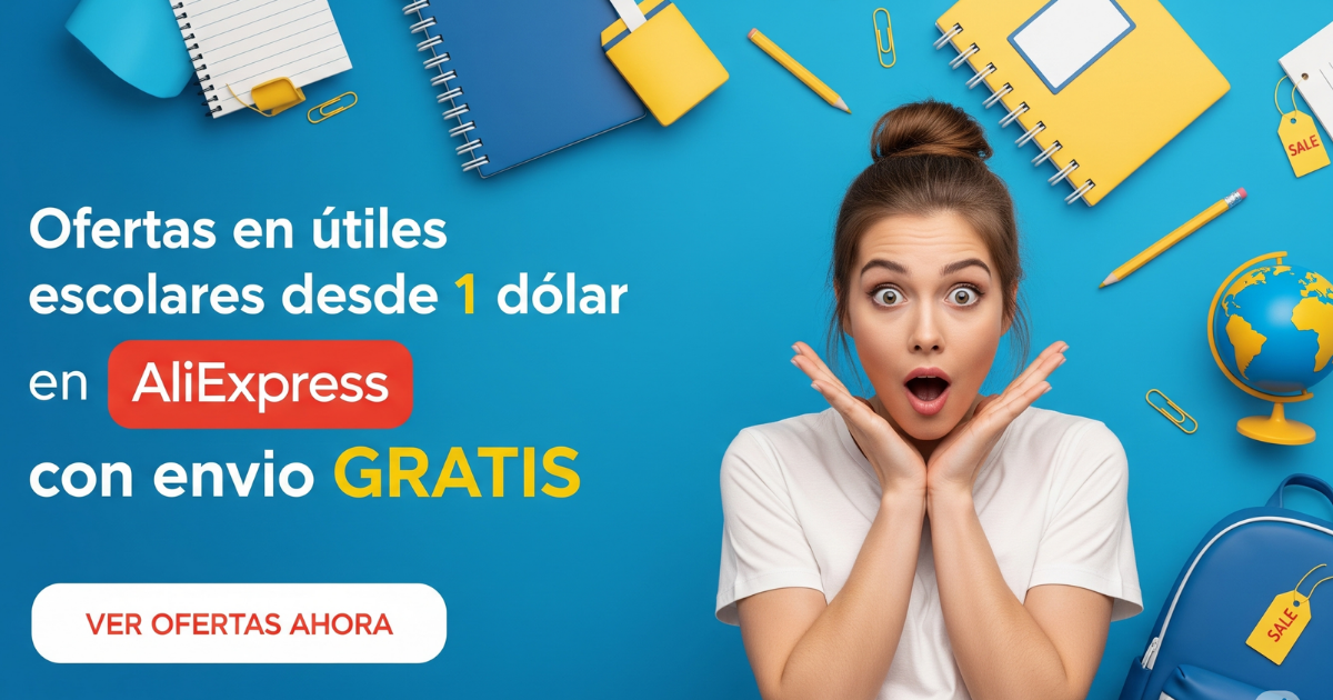 Ofertas de regreso a clases en AliExpress