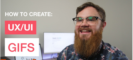 Creating Gifs of UX UI Projects