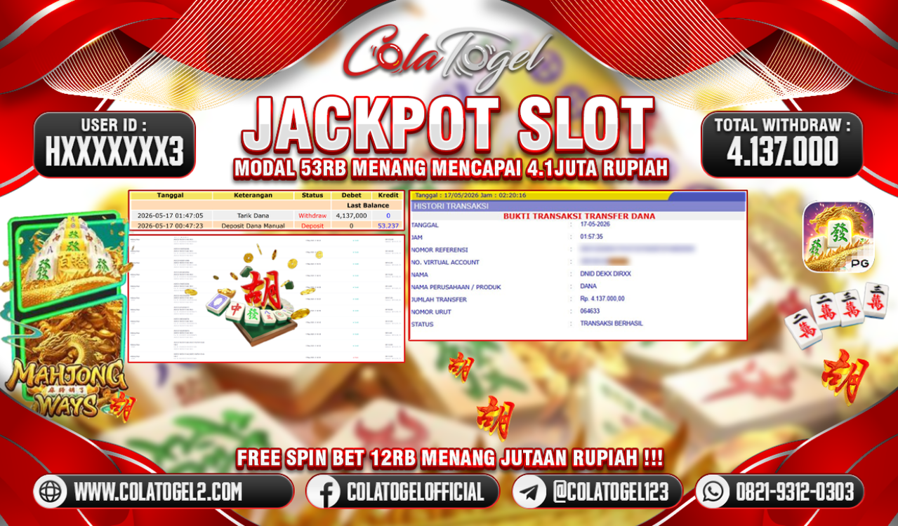 JACKPOT SLOT GACOR!!