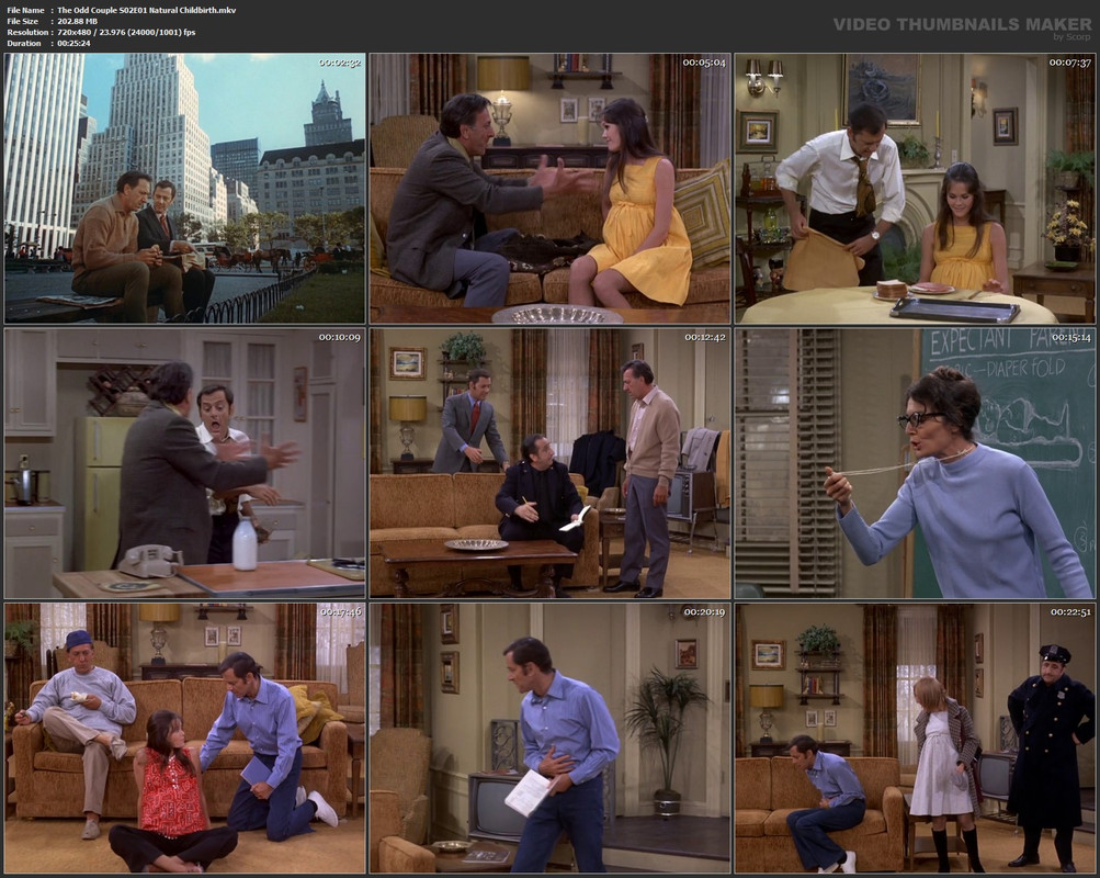 The Odd Couple S02E01 Natural Childbirth.mkv
