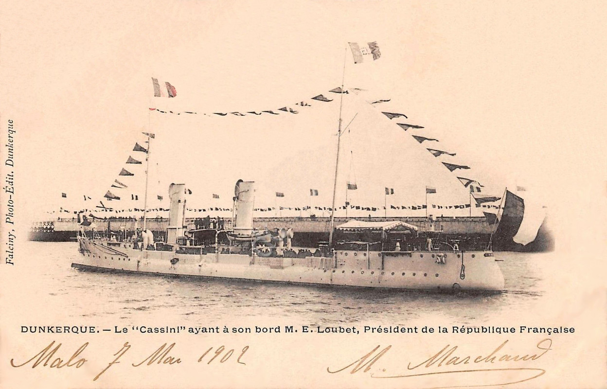 Aviso- torpilleur Cassini. Dunkerque.1902