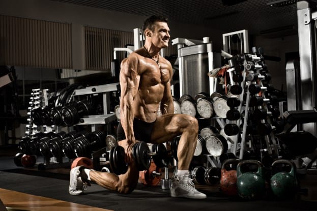 Dumbbell Lunges