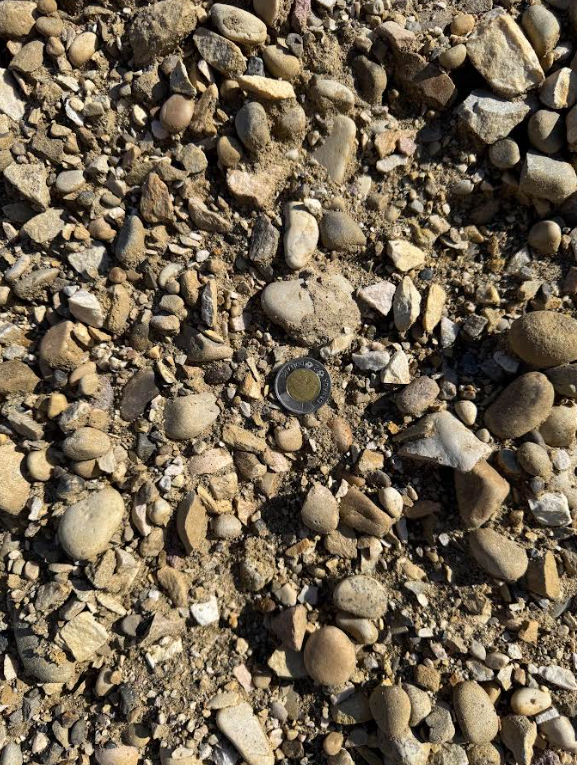 2 inch screened rock aggregate