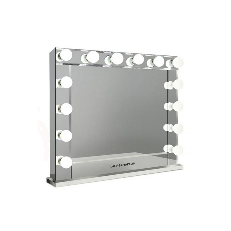 Dressing room mirrors with built-in lights