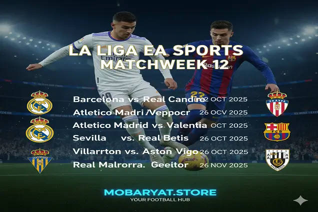 الجولة 12 من الدوري الإسباني