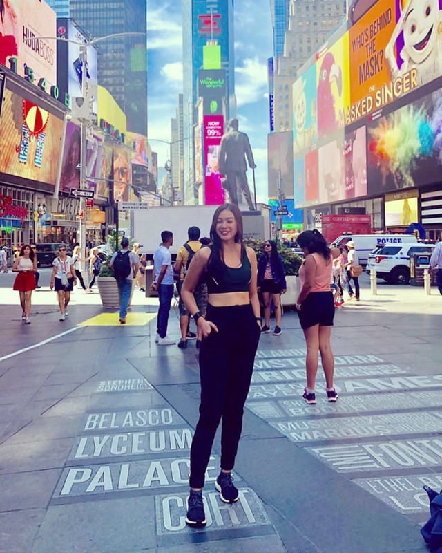Patricia Razer di New York City Times Square