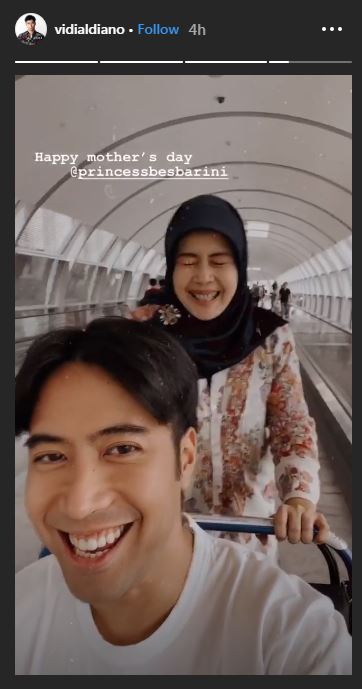 Vidi Aldiano ucapkan selamat hari ibu