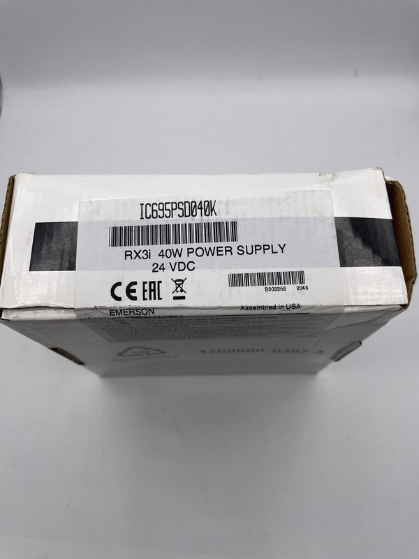 EMERSON GE FANUC IC695PSD040K RX3I 40W POWER SUPPLY