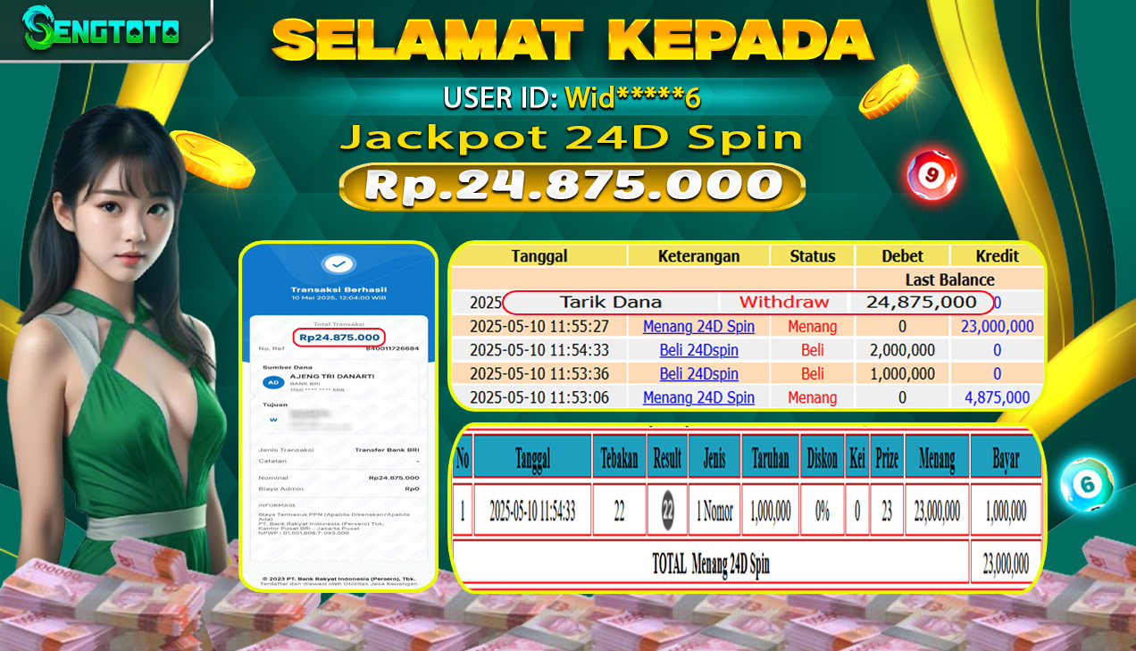 BUKTI PEMBAYARAN 24D SPIN