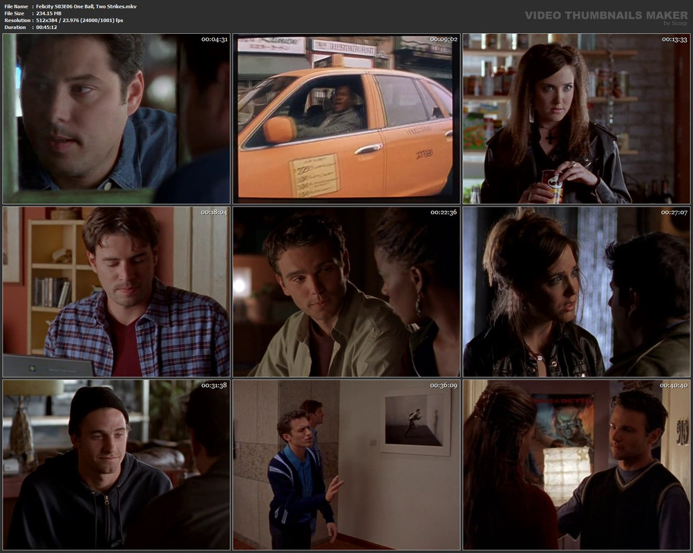 Felicity S03E06 One Ball, Two Strikes.mkv