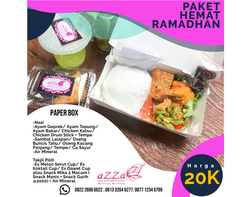 Paket Hemat Catering Hampers Nasi Box Masa PPKM