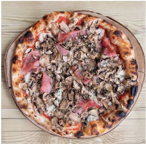 Pizza De Prosciutto Y Fungi (40 Cm.)