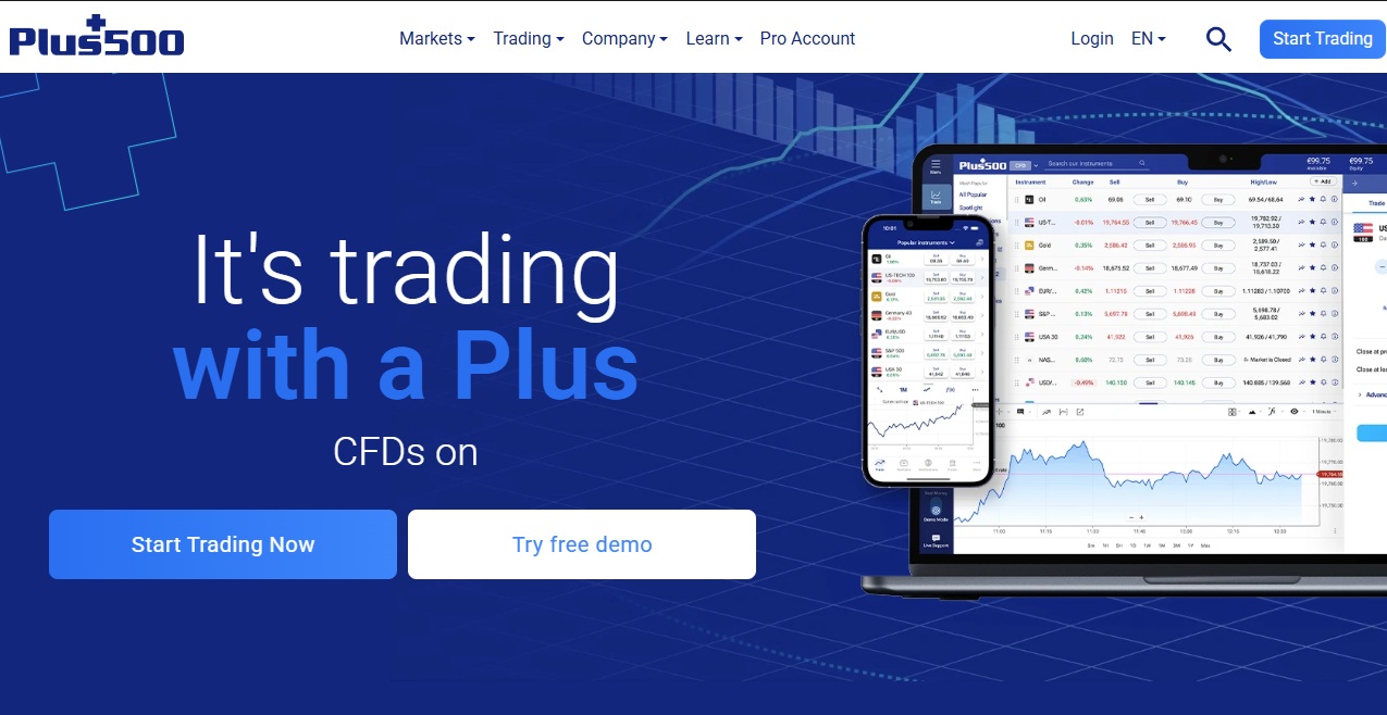 Plus500 regulated broker New Zealand WebTrader CFD platform.