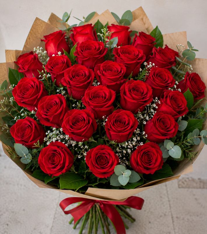 Bouquet Rojo 25 Rosas