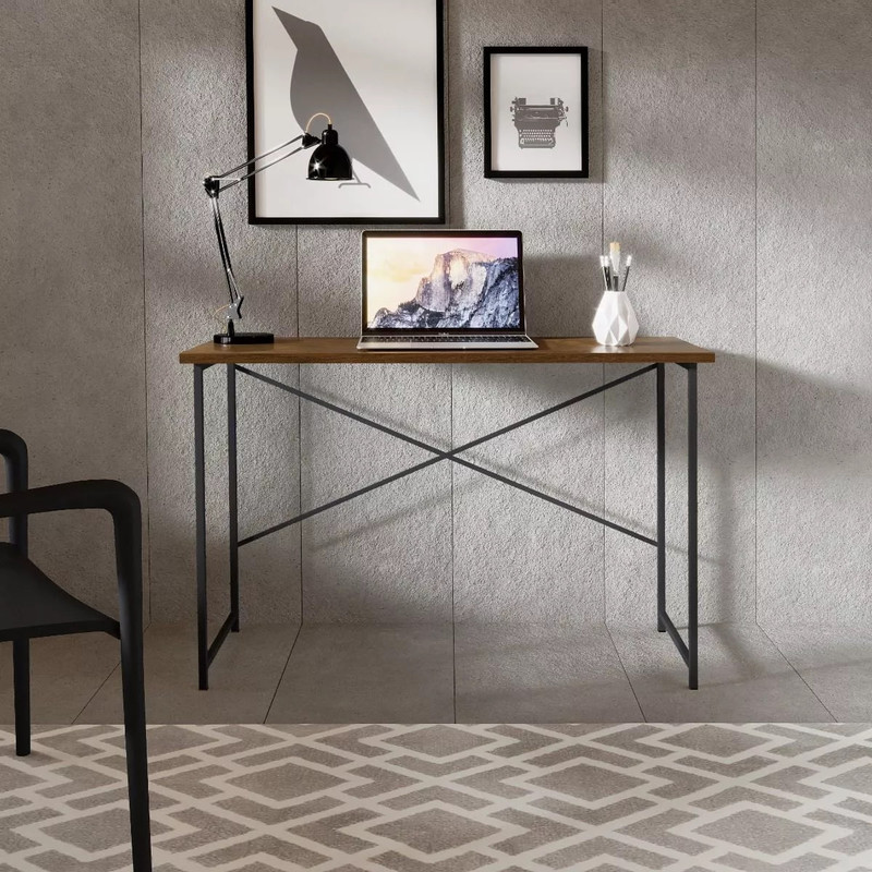 Escrivaninha Mesa Office Estudo Estilo Industrial 76cm Miami