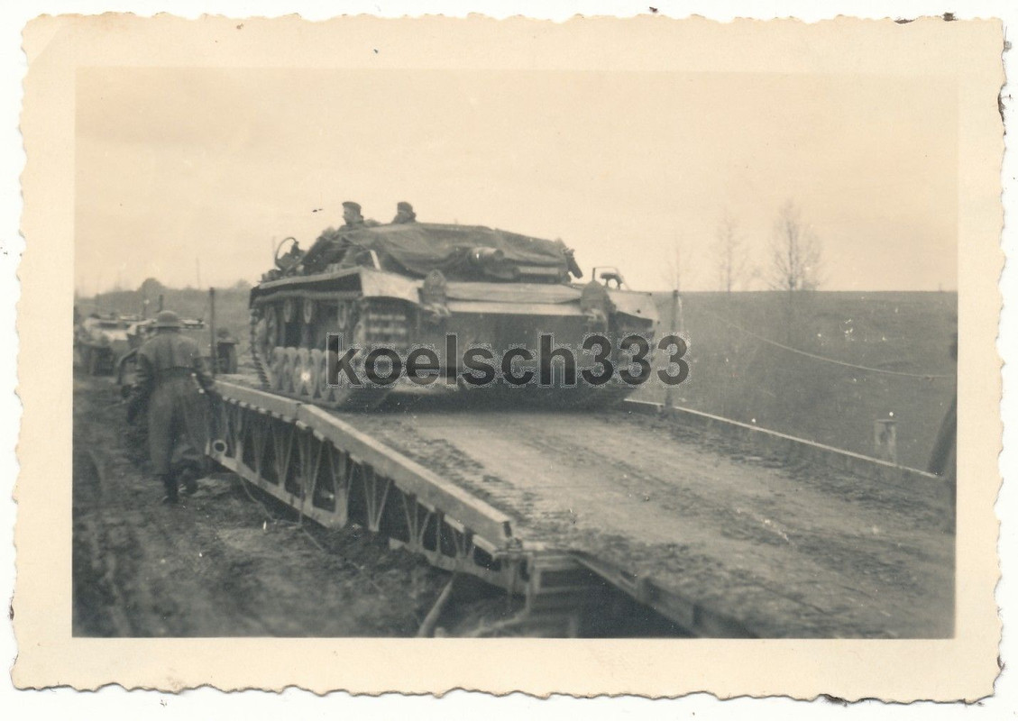 Sturmgeschütz Panzer Schnellbrücke Schützenpanzer Pioniere Osten Russland