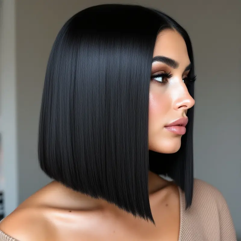 Sophisticated Allure: The Chic Sleek Bob - short hair old money