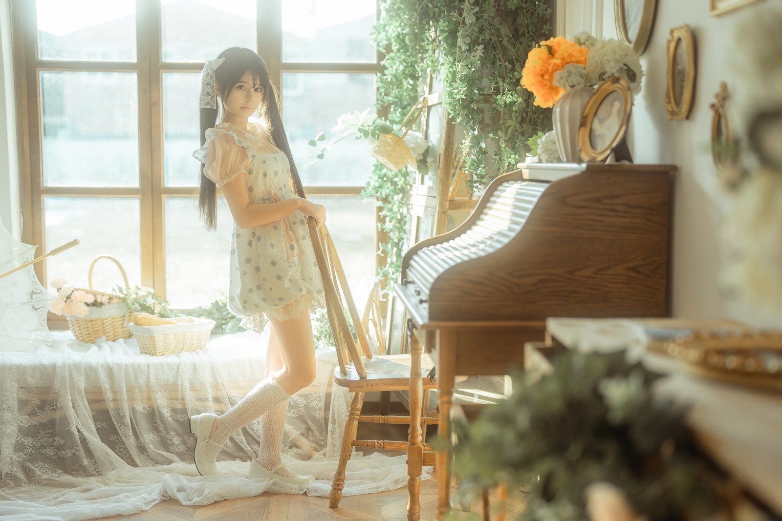 rua阮阮 花房 小裙子 写真图集｜甜系少女私房摄影（54P｜661MB）插图3