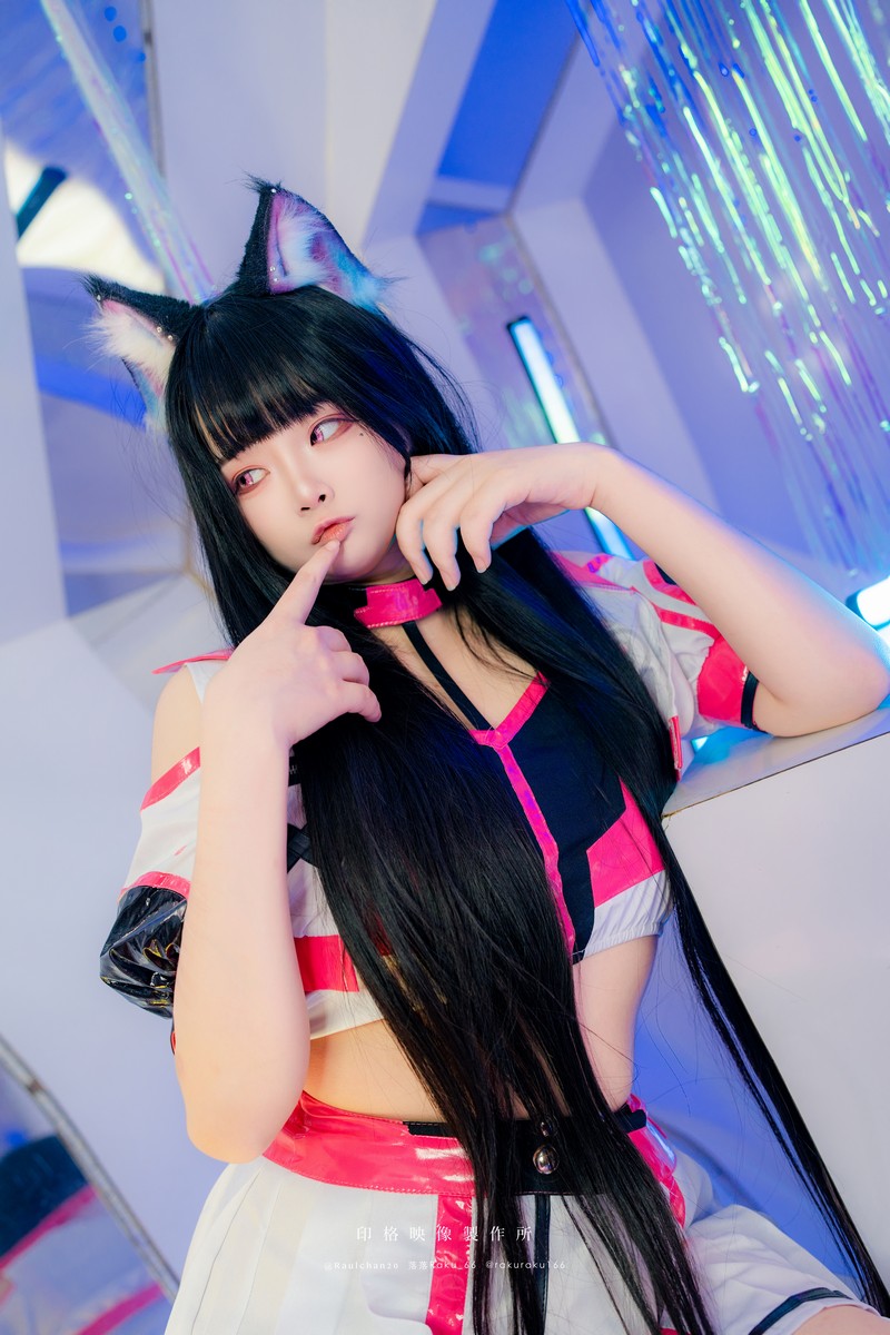 落落Raku 猫娘动漫制服 Cosplay 写真 38P插图3