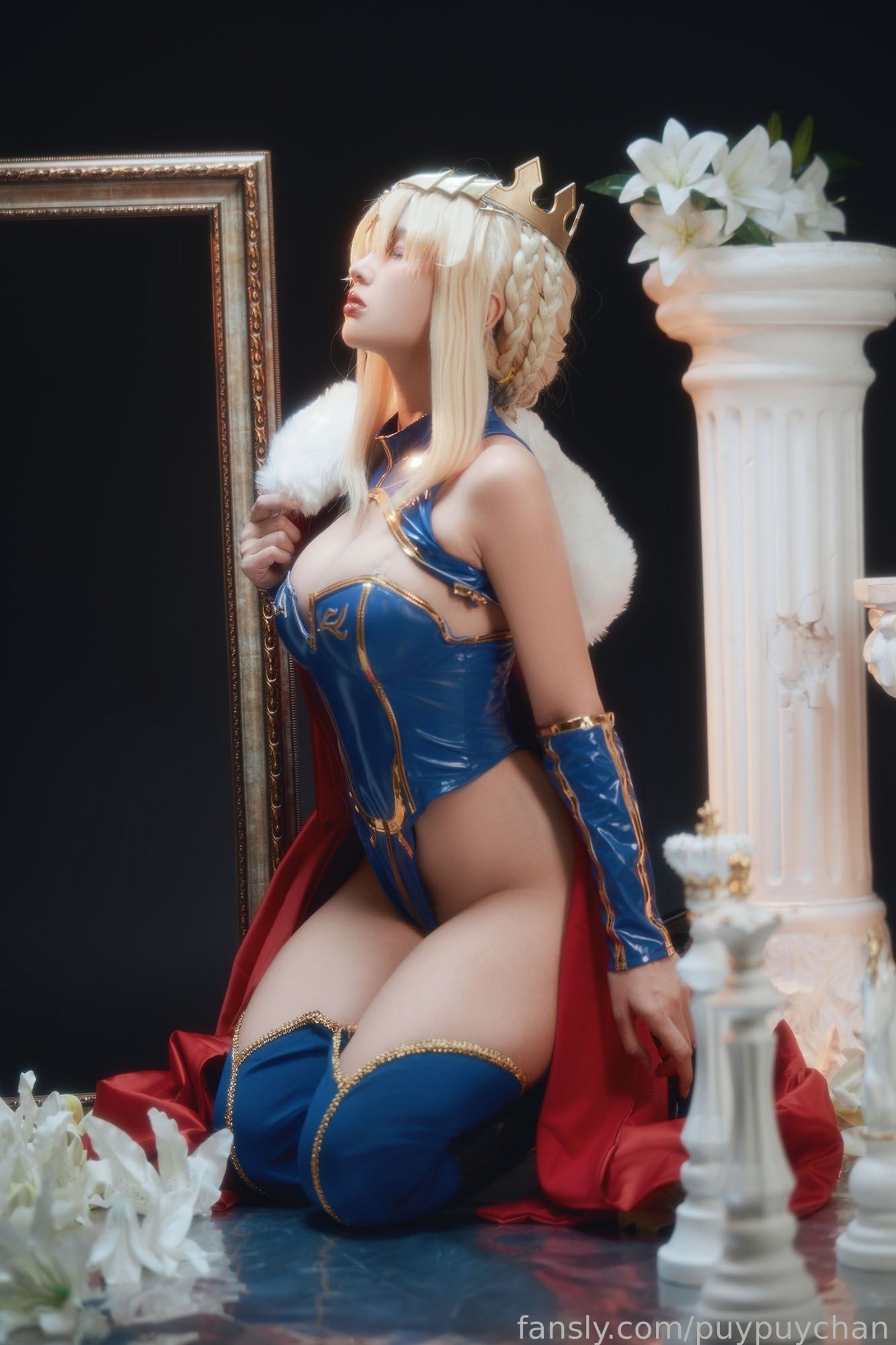 Puy Puy – Artoria Lancer Cosplay 高清写真+视频（135P+24V-481MB）FGO插图7
