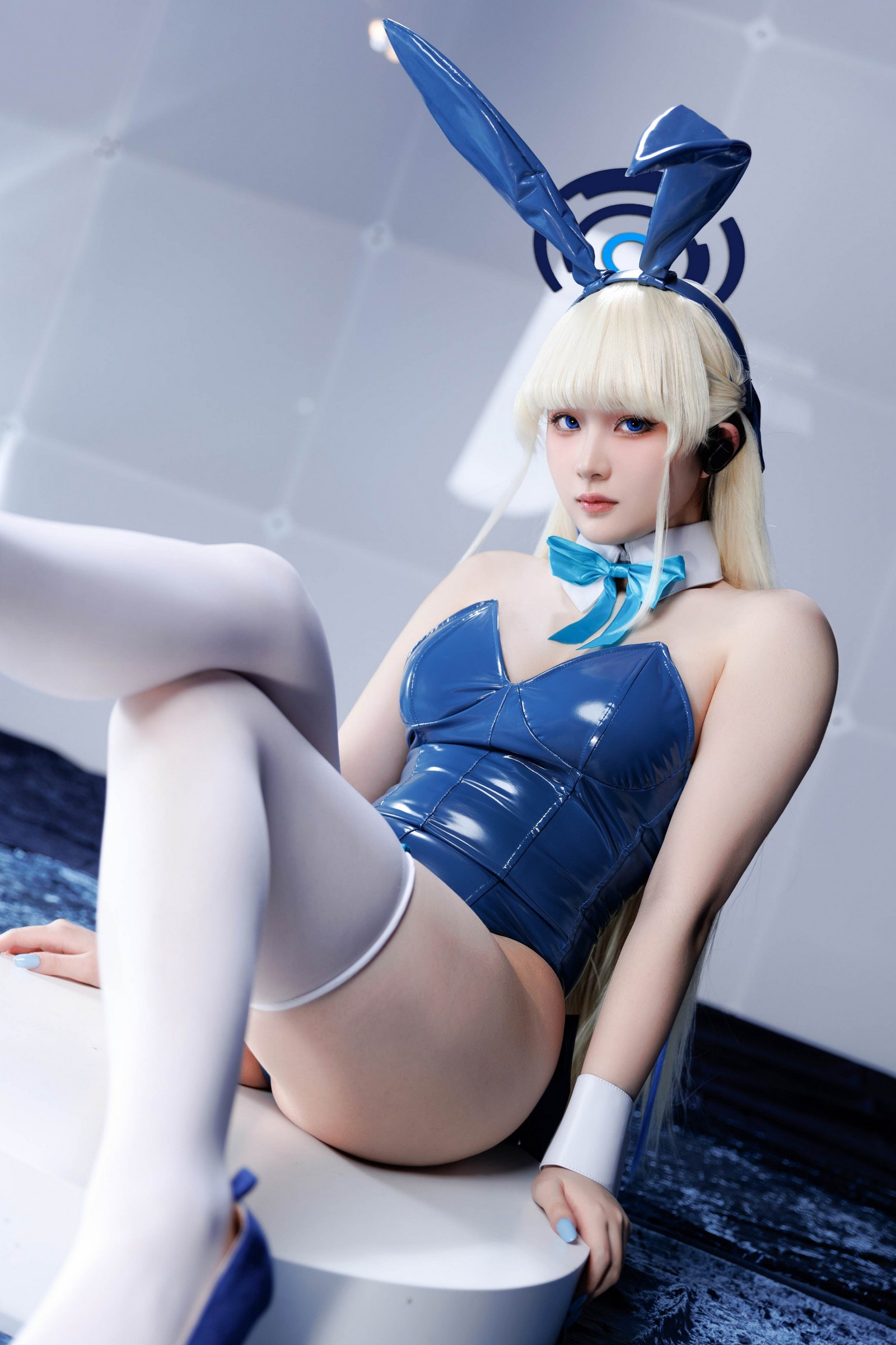 屿鱼 Yuyu 蔚蓝档案 兔女郎 Cosplay 写真合集（28P｜39MB）插图1