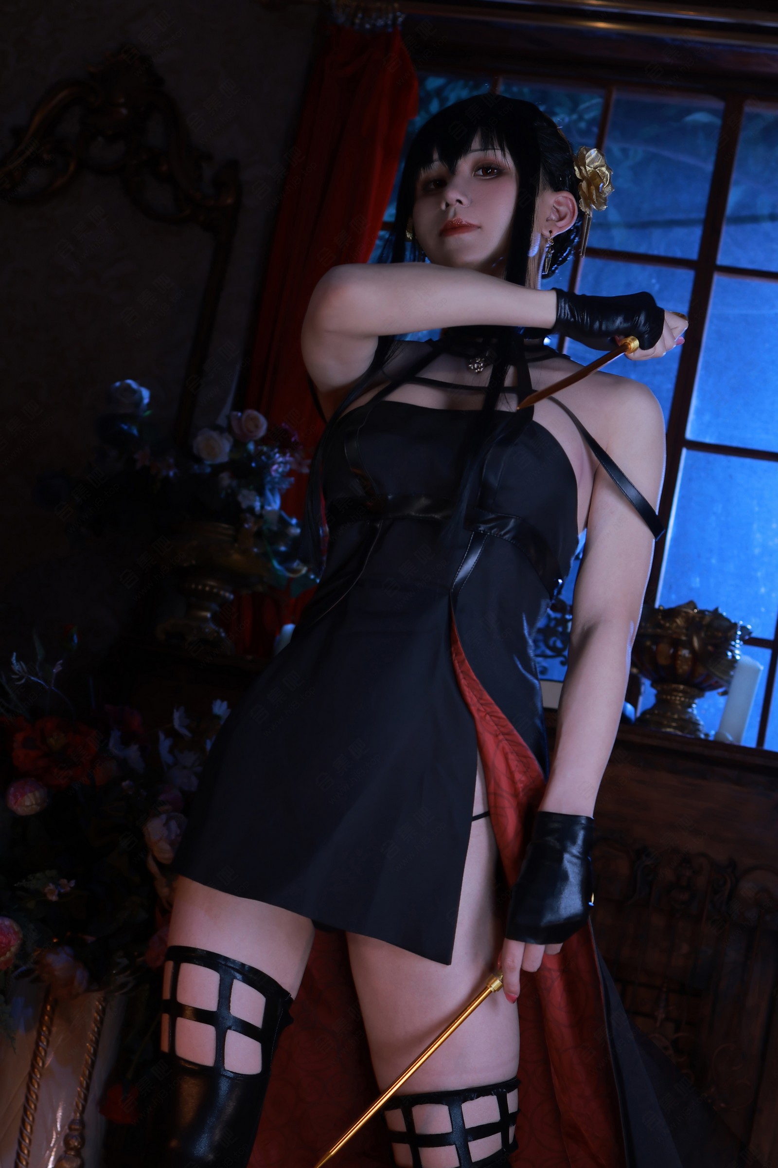 桜满三时 – 约尔 礼服 Cosplay 高清写真集（46P-418.2MB）精美服饰插图6