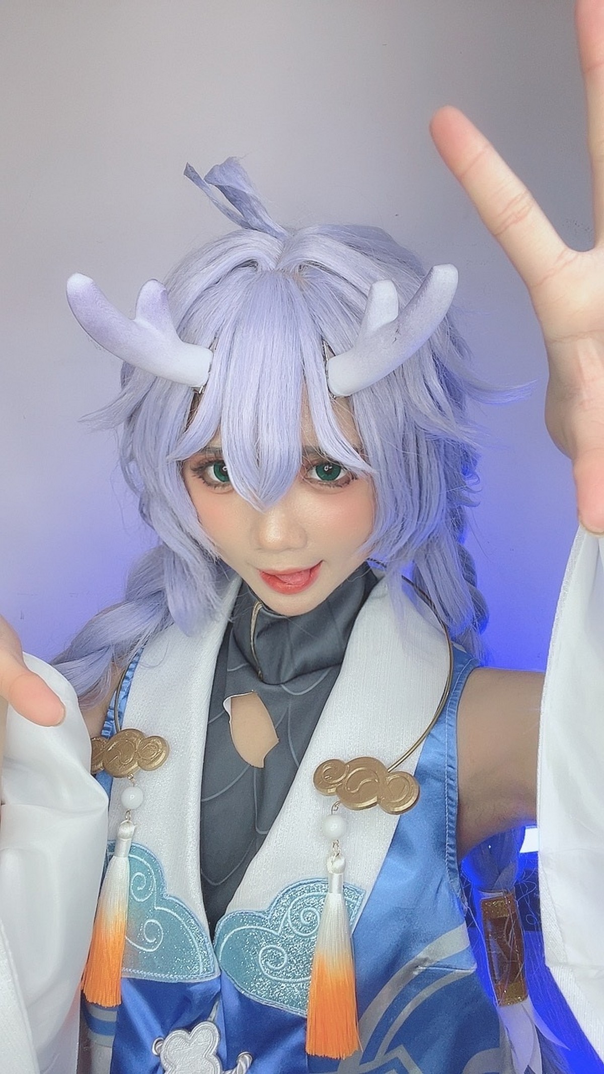 PoppaChan Bailu Cosplay Deluxe (Honkai Star Rail) – 155 Photos 12 Videos 459MB插图4