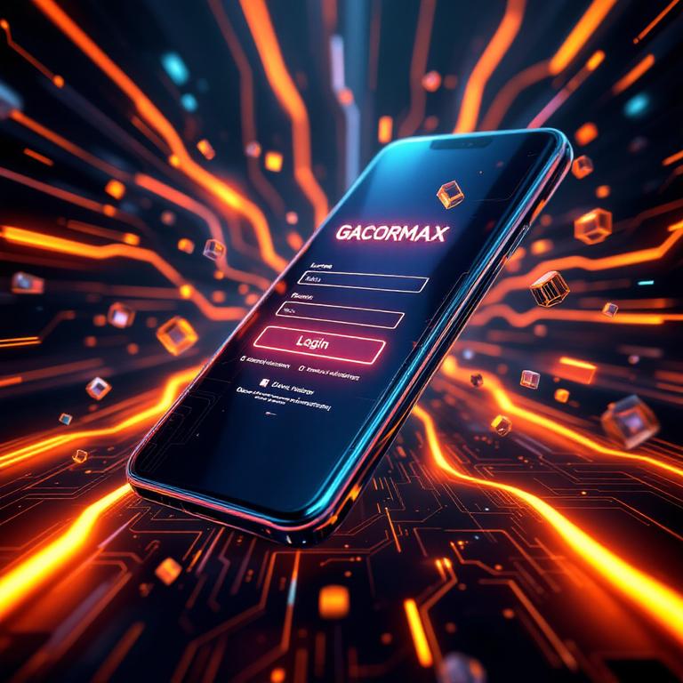 Banner Aplikasi GACORMAX dengan akses permainan digital