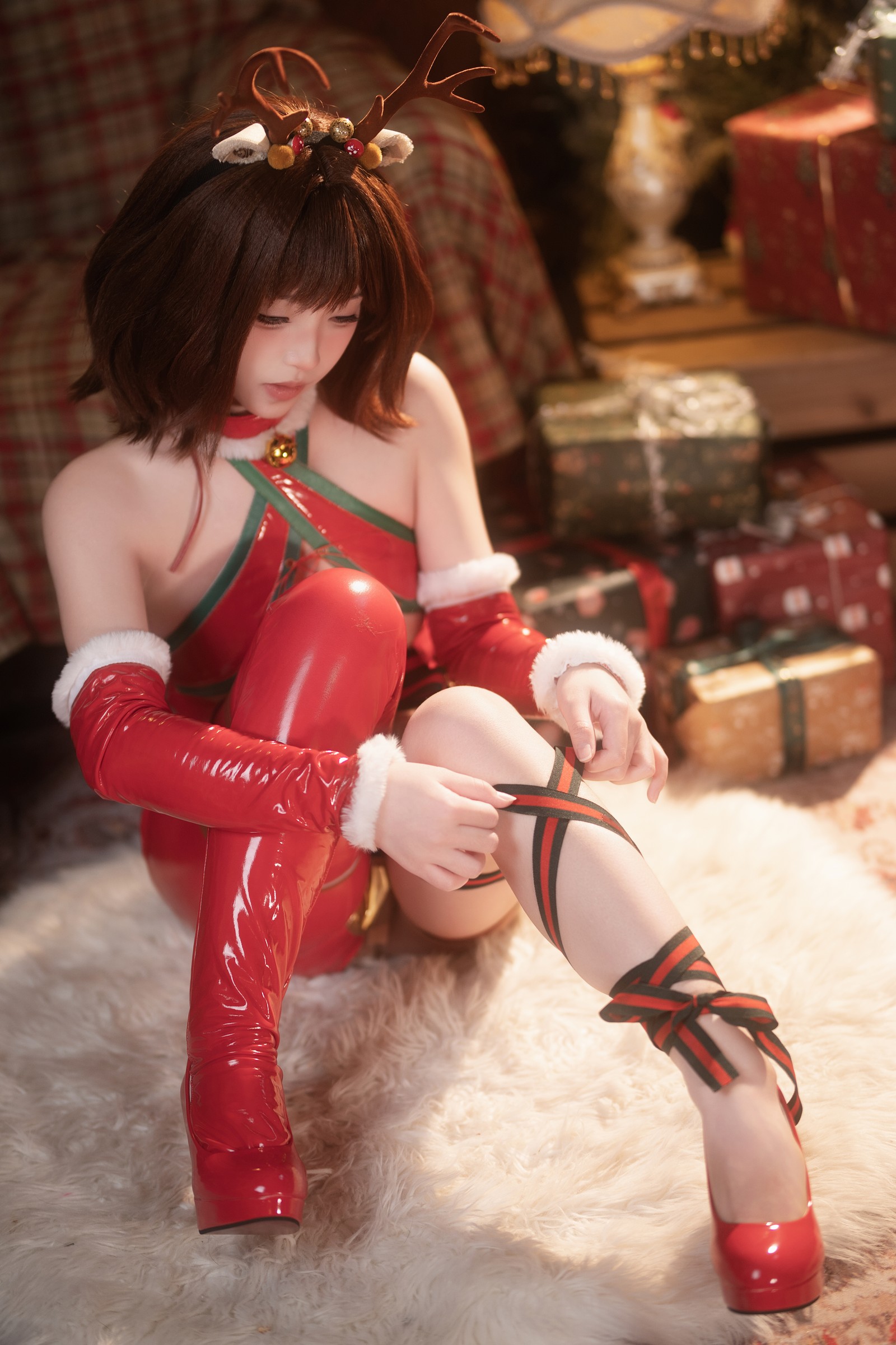 Bangni邦尼 – 圣诞小鹿 Cosplay 高清写真集（91P-7V-1.38GB）节日主题插图4
