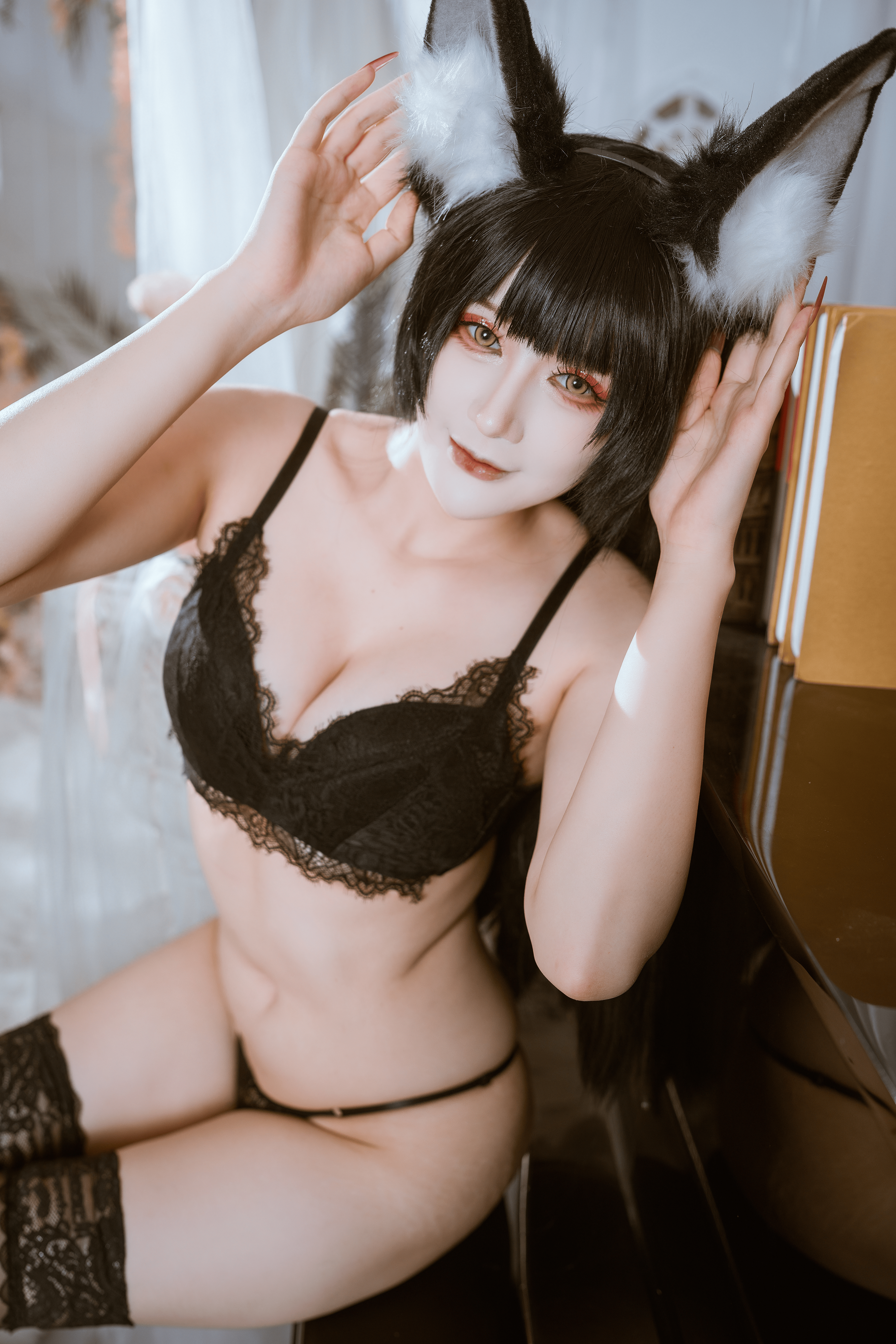 兔胖胖min – 碧蓝航线 武藏 花嫁 Cosplay 高清写真集（40P-883.9MB）插图5