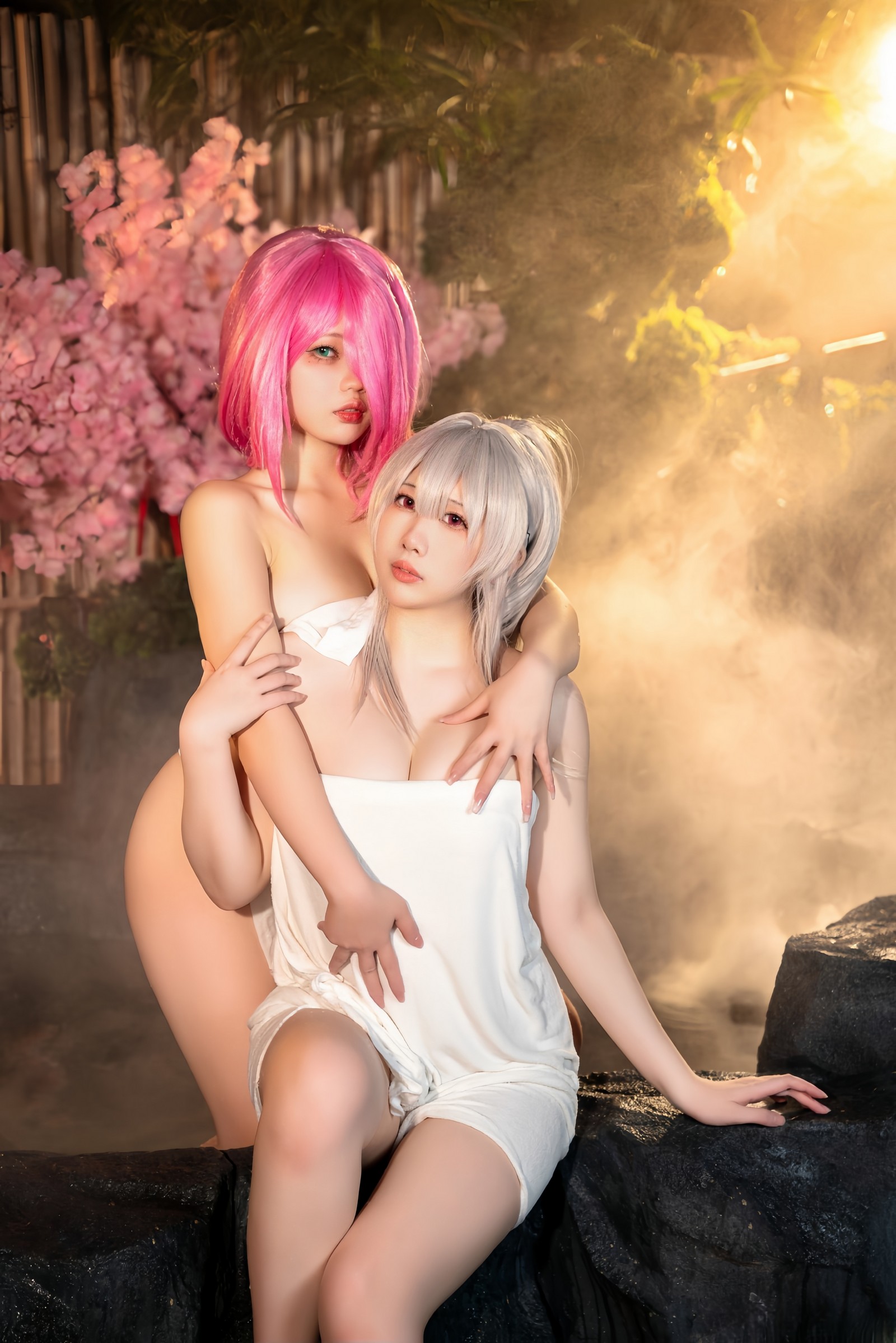 小瑶幺幺 &九言 &喜茶苍苍子 碧蓝航线 温泉之旅 写真集【66P｜193MB】插图7