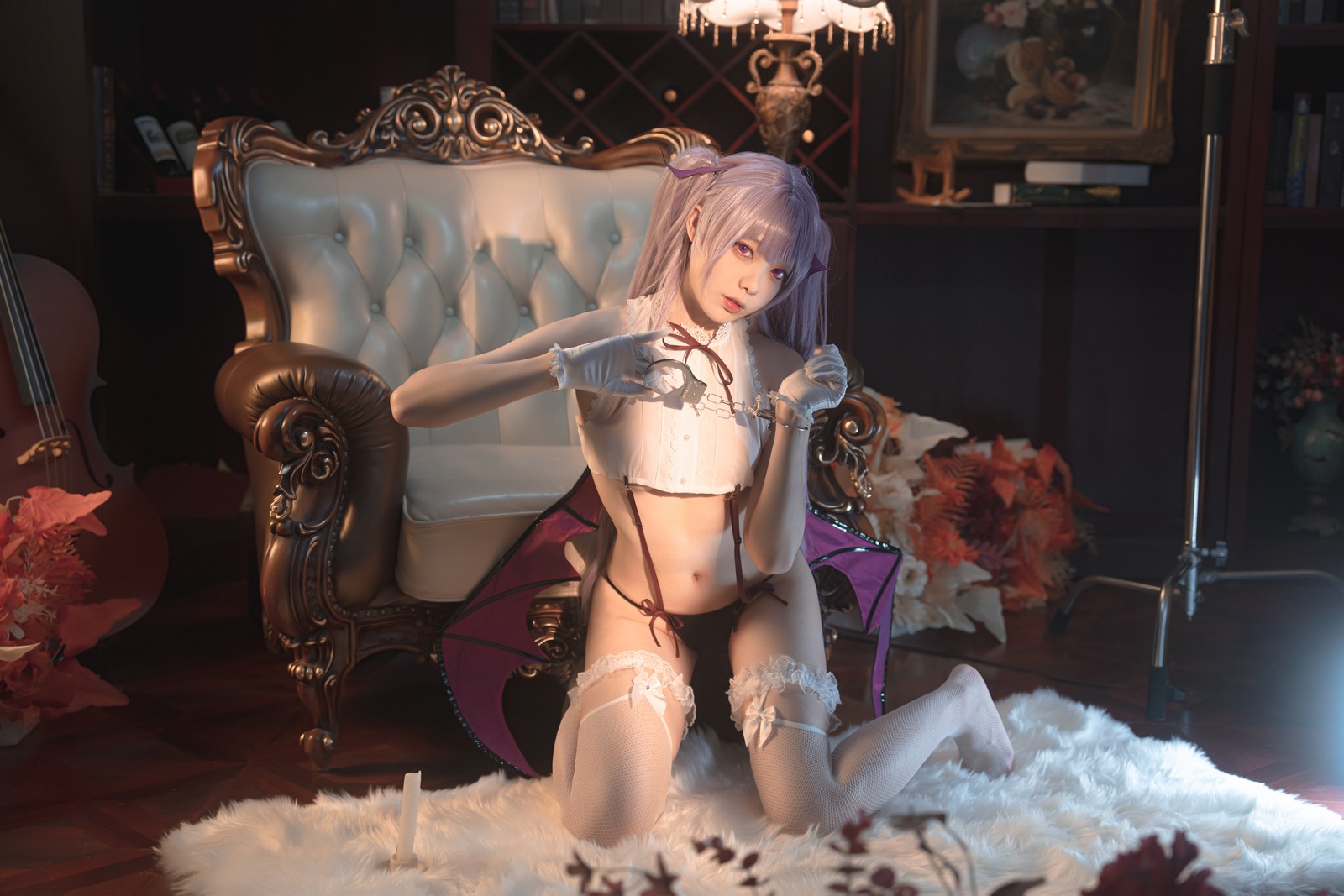 安食Ajiki 笨拙的小恶魔写真集 – 萌系COS & 性感魅力 [44P-1.18G]插图3