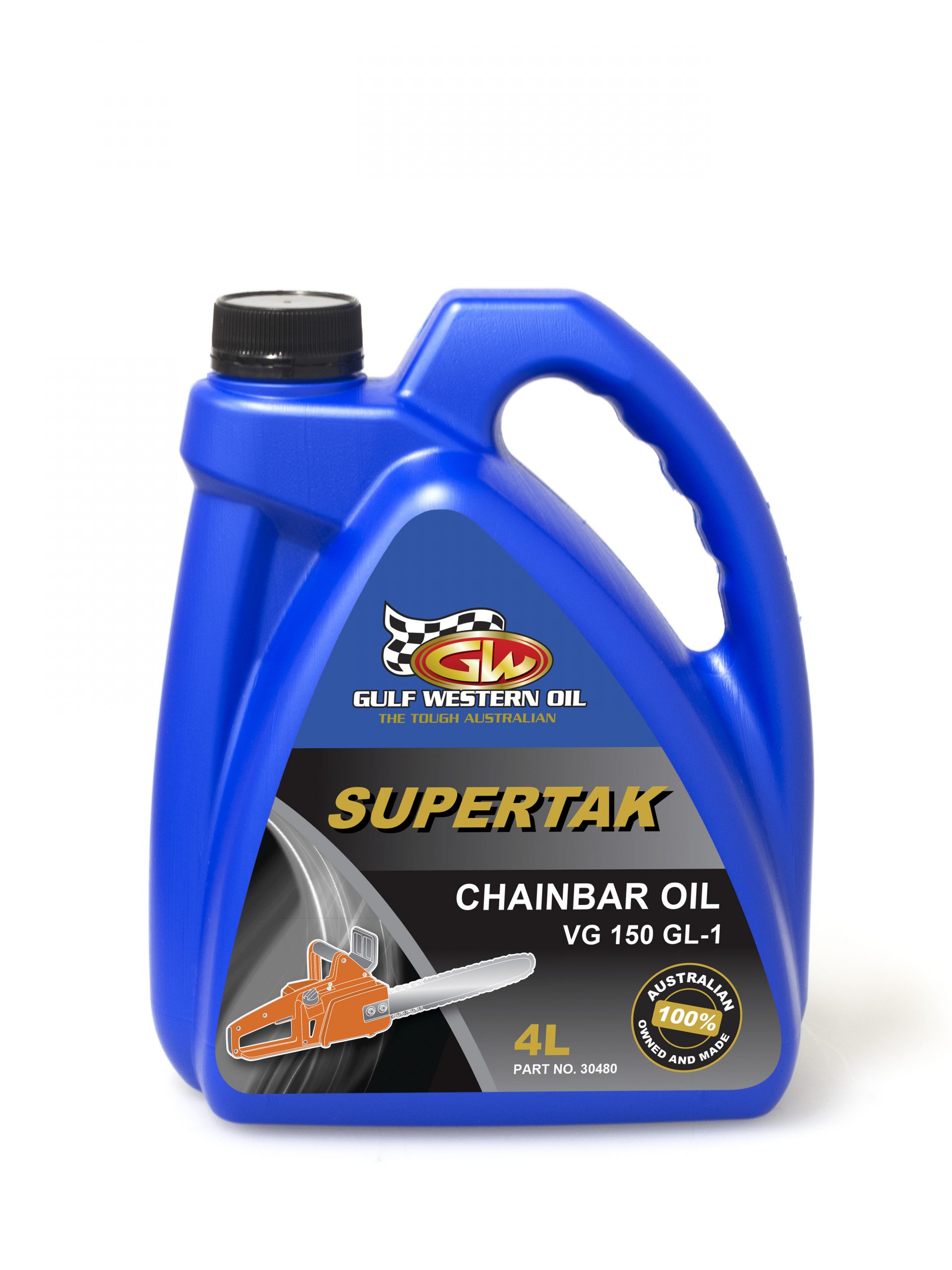 Gulf Western Supertak Chain Bar Oil 4L Broomfish