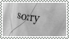 sorry