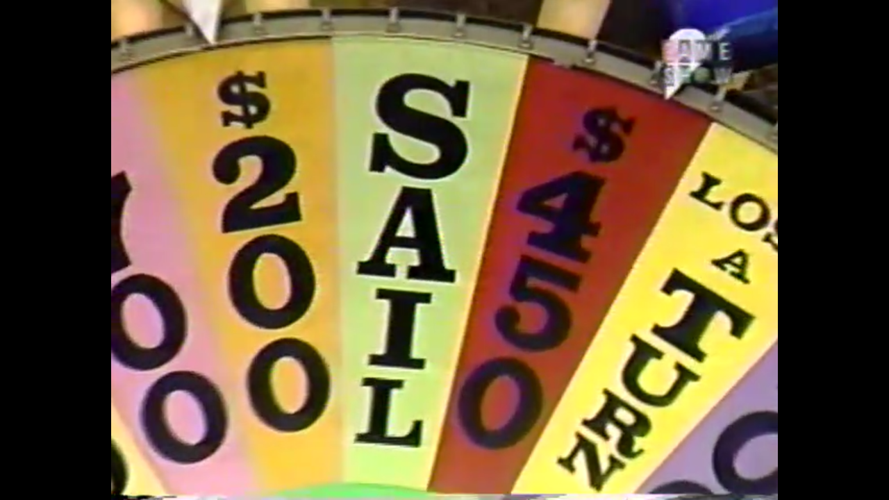 S6 E1095 1989 03 01 Michael Teri Lee R2 Wheel PRIZE SAIL S6