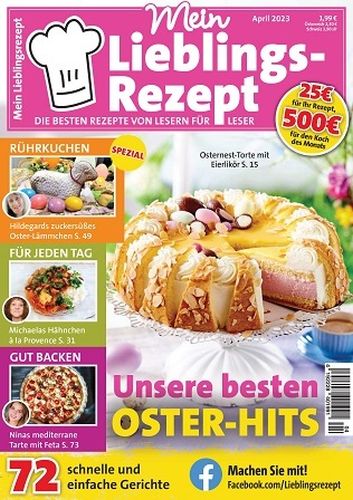 Cover: Mein Lieblingsrezept Magazin Nr 04 April 2023
