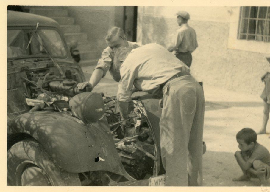 PKW Auto Wagen Cabrio KM marine küstenartillerie