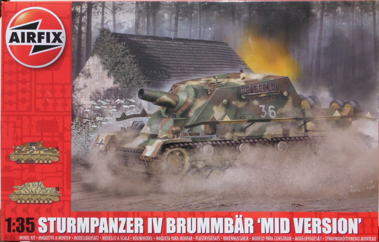 Airfix 35 Sturmpanzer IV Brummbär 'Mid Version' (A1376)